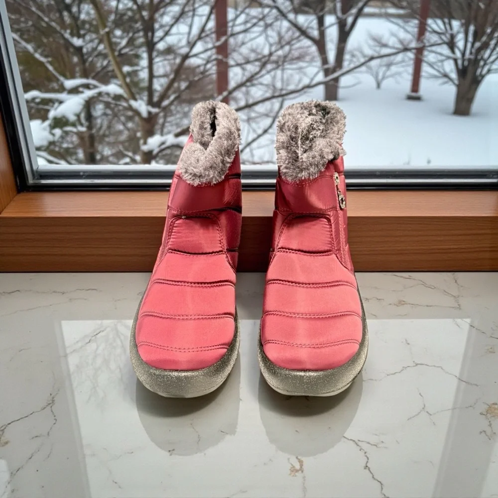 Dream Paris Women's purple or red wine Winter Boots. NWT. fast 🚚📦size 7.5 - Picture 1 of 16